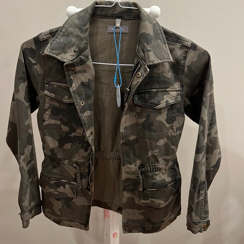 NWT DL1961 Camo Denim Jacket